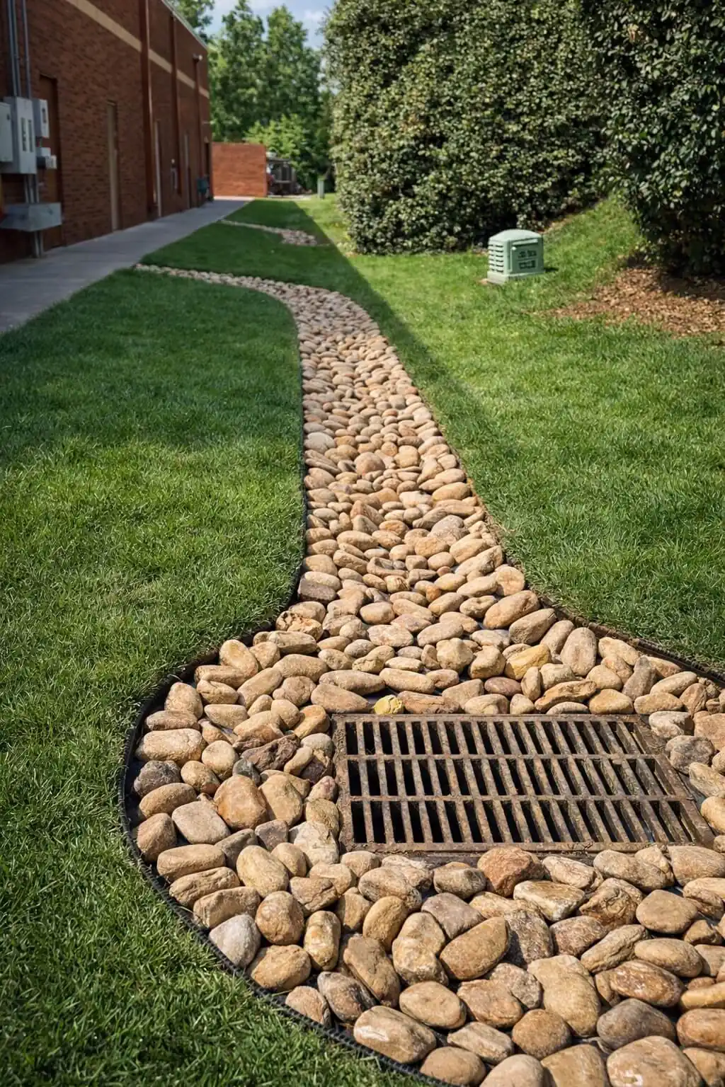 french drain installation